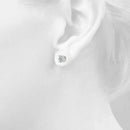 Round Stud Diamond Earrings