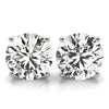 Round Stud Diamond Earrings DiamondStatus