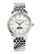 Frederique Constant Slimline Watch Ladies Moon Phase FC-206MPWD1S6B