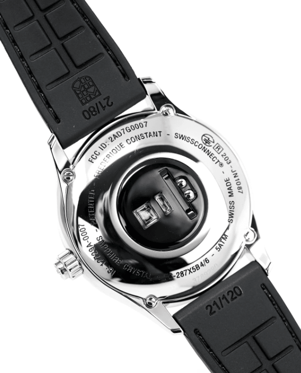 Frederique Constant Vitality Men's Black Smart Watch FC-287B5B6 - WatchStatus Ltd