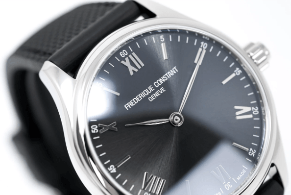 Frederique Constant Vitality Men's Black Smart Watch FC-287B5B6 - WatchStatus Ltd