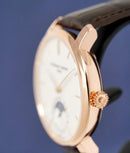 Frederique Constant Slimline Moonphase Watch Men's Rose Gold Automatic FC-705V4S4 - WatchStatus Ltd