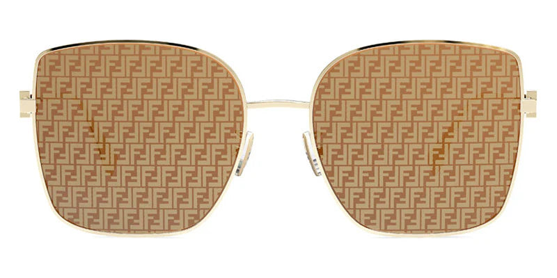 Fendi Baguette Ladies Sunglasses Brown F Lens FE40013U 10L