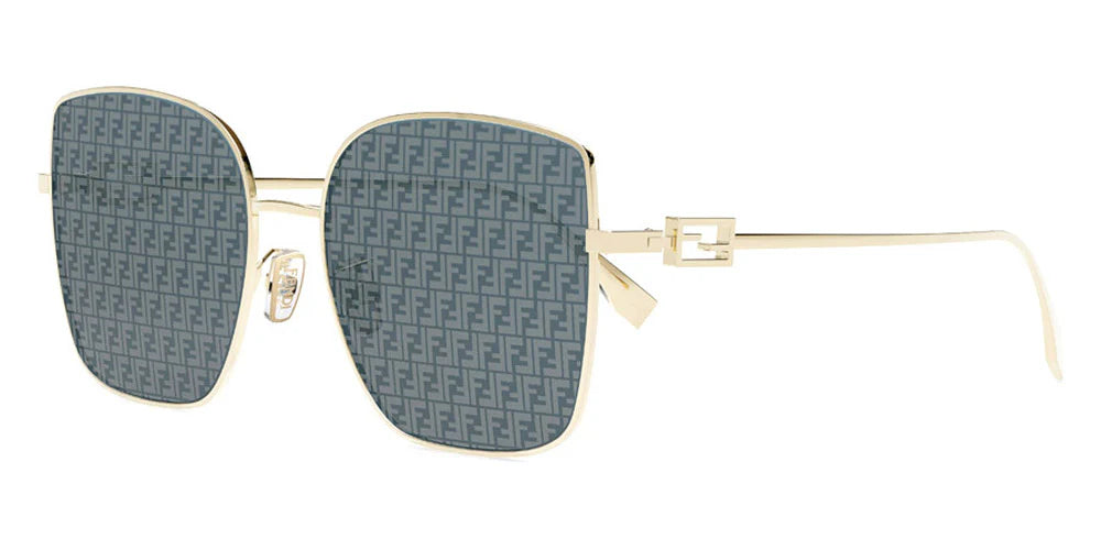 Fendi Baguette Ladies Sunglasses Blue F Lens FE40013U 10X