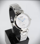 Rotary Kensington Watch Ladies Silver Crystal LB05190/33 - WatchStatus Ltd