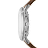 Fossil Neutra Men's Watch Silver Chronograph Leather FS5380 Fossil