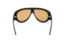 Tom Ford Bronson Unisex Black Sunglasses FT1044 01E Tom Ford