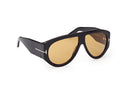 Tom Ford Bronson Unisex Black Sunglasses FT1044 01E Tom Ford