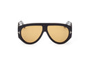 Tom Ford Bronson Unisex Black Sunglasses FT1044 01E Tom Ford