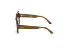 Tom Ford Kaya Women Beige Sunglasses FT1082 51F