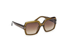Tom Ford Kaya Women Beige Sunglasses FT1082 51F