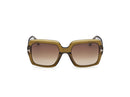 Tom Ford Kaya Women Beige Sunglasses FT1082 51F
