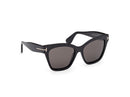 Tom Ford Elvira Women Black Sunglasses FT1217 01A Tom Ford