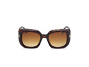 Tom Ford Carla-02 Women Havana Sunglasses FT1220 52F Tom Ford