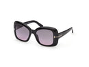 Tom Ford Sandra-02 Women Black Sunglasses FT1348 01B Tom Ford