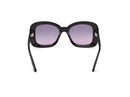 Tom Ford Sandra-02 Women Black Sunglasses FT1348 01B Tom Ford