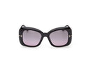 Tom Ford Sandra-02 Women Black Sunglasses FT1348 01B Tom Ford