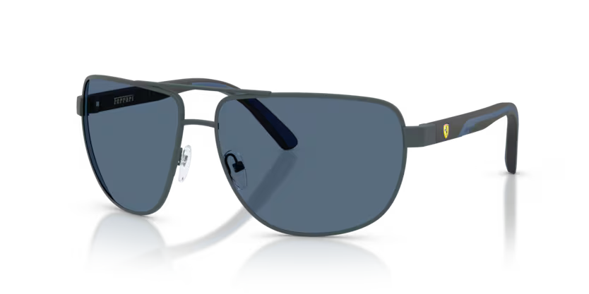 Scuderia Ferrari Sunglasses Grey Frame Blue Lens FZ5007 130/80