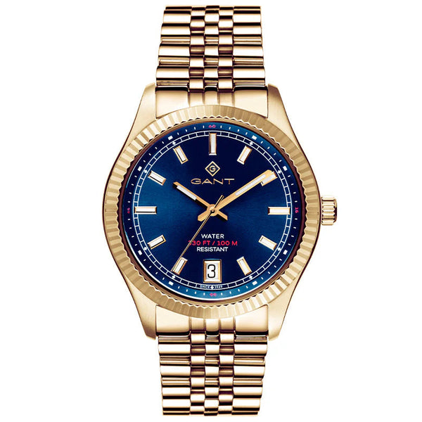GANT Sussex Men's Watch Gold / Blue Dial G166018