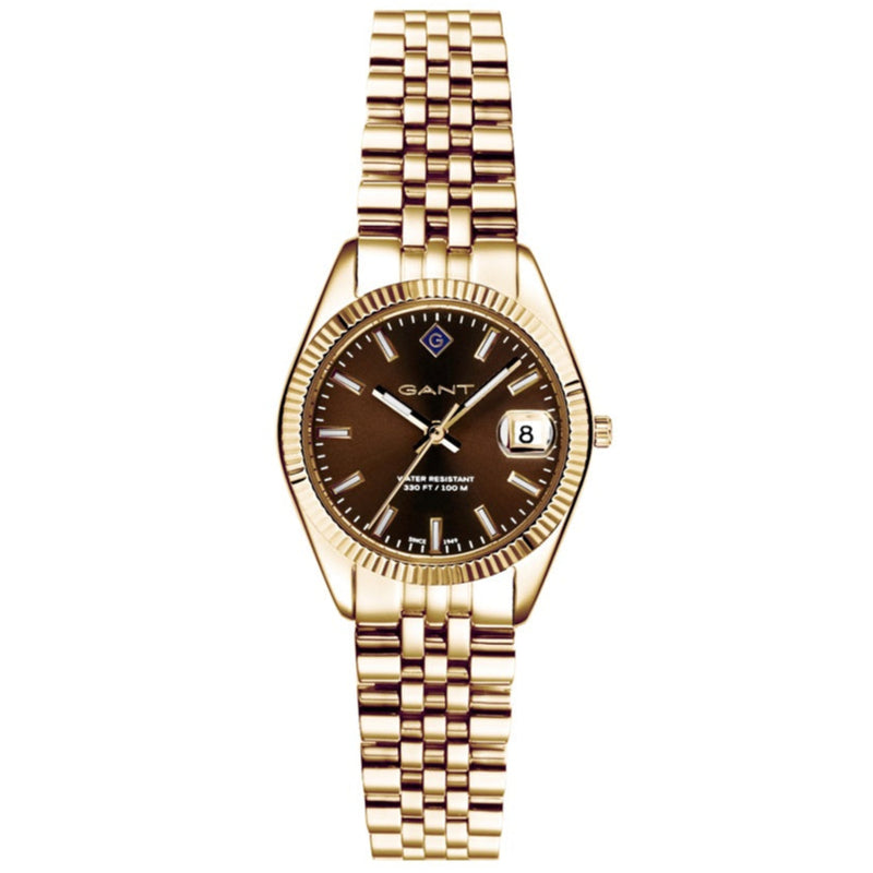 GANT Sussex Mini Ladies Watch Gold Brown GTG181012