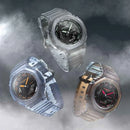 Men's Transparent Blue Resin Watch GA-2100K-2AER