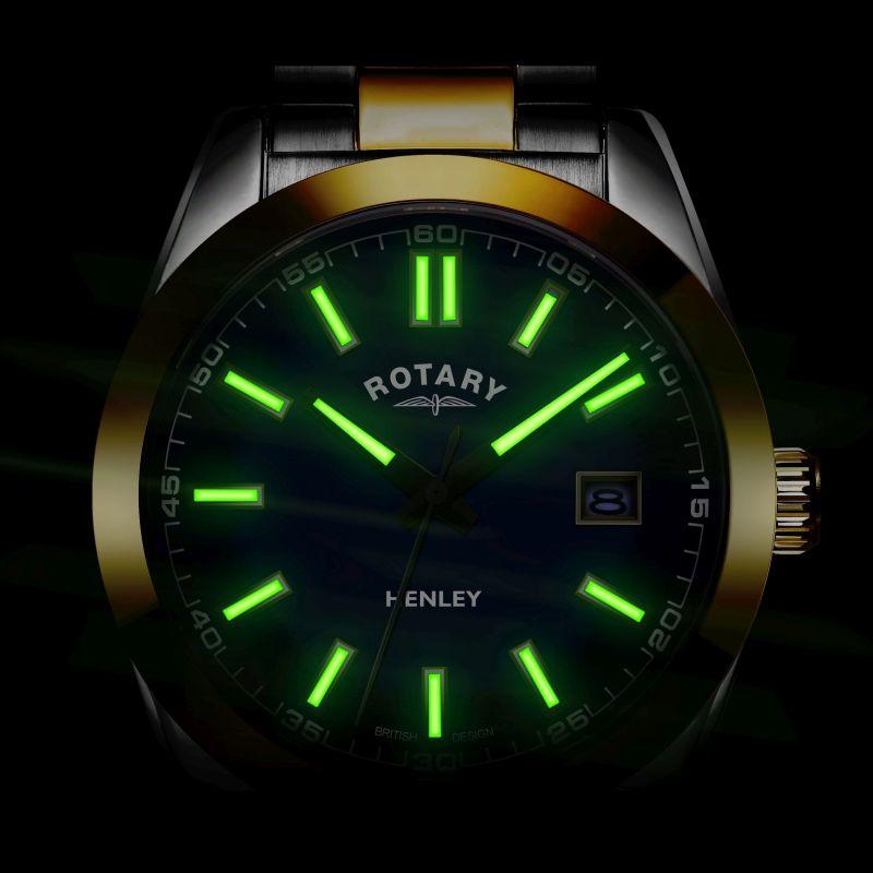 Rotary Henley Watch Men's Two Tone GB05181/05 - WatchStatus Ltd