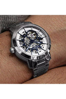 Rotary Greenwich Skeleton Men's Silver Watch GB05356/05 - WatchStatus Ltd