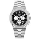 Rotary Regent Men's Watch Black Dial Chronograph GB05450/65