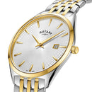 Rotary Ultra Slim Men's Watch Two-Tone GB08011/02 Rotary