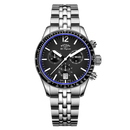 Rotary Swiss Les Originales Men's Watch Silver/Black Chronograph GB90152/04