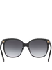 Gucci Emblem Ladies Sunglasses Black Frame GG0022S-001 Gucci