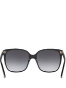 Gucci Emblem Ladies Sunglasses Black Frame GG0022S-001