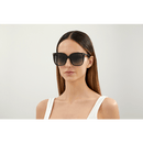 Gucci Emblem Ladies Sunglasses Black Frame GG0022S-001