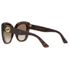 Gucci Emblem Ladies Sunglasses Havana Frame GG0327S-002