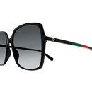 Gucci Emblem Ladies Sunglasses Black Frame GG0544S-007