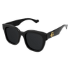 Gucci Emblem Ladies Sunglasses Black Frame GG0998S-001 Gucci
