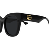 Gucci Emblem Ladies Sunglasses Black Frame GG0998S-001 Gucci