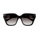 Gucci Emblem Ladies Sunglasses Black Frame GG1023S-008
