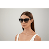 Gucci Emblem Ladies Sunglasses Black Frame GG1023S-008 Gucci