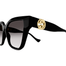 Gucci Emblem Ladies Sunglasses Black Frame GG1023S-008