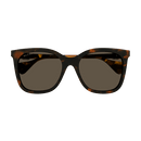 Gucci Emblem Ladies Sunglasses Black Frame GG1071S-002