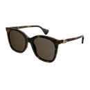 Gucci Emblem Ladies Sunglasses Black Frame GG1071S-002
