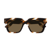 Gucci Institutional Logo Men's Sunglasses Striped Havana GG1084S-003 Gucci