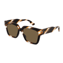 Gucci Institutional Logo Men's Sunglasses Striped Havana GG1084S-003