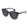 Gucci Emblem Unisex Sunglasses Black Frame GG1180SK-002 Gucci