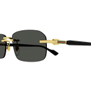 Gucci Sign Men's Sunglasses Gold Frame GG1221S-001