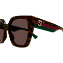 Gucci Sign Ladies Sunglasses Havana Frame GG1300S-002