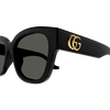 Gucci Emblem Ladies Sunglasses Black Frame GG1550SK-001 Gucci