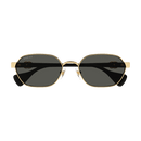Gucci Emblem Ladies Sunglasses Gold Frame GG1593S-001