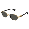 Gucci Emblem Ladies Sunglasses Gold Frame GG1593S-001 Gucci